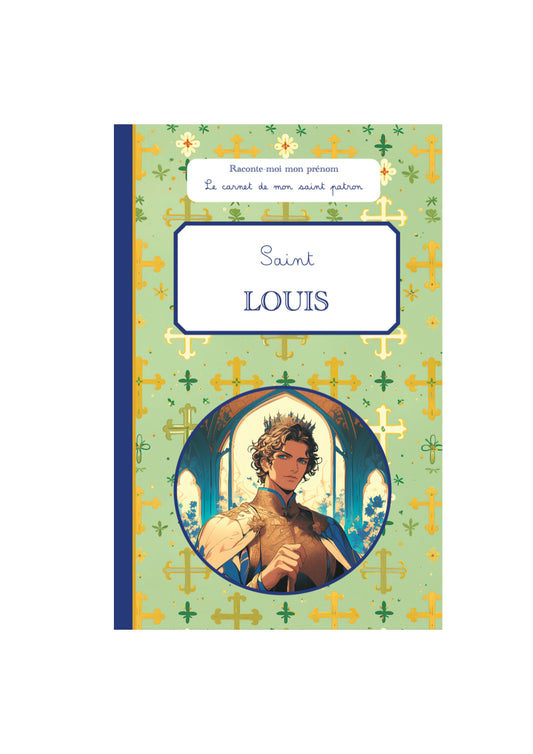 Carnet de Saint Patron personnalisé – création artisanale - Raconte-moi mon prénom