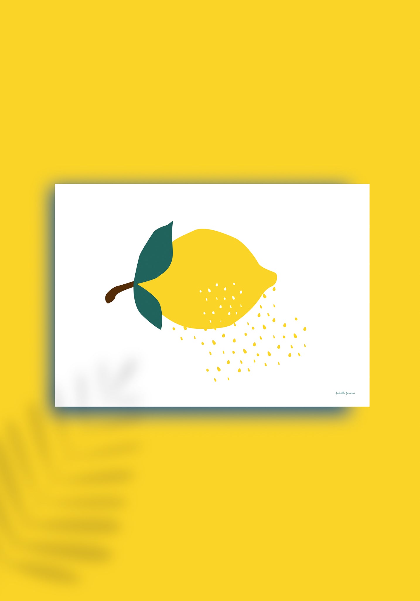 Affiche - Le citron