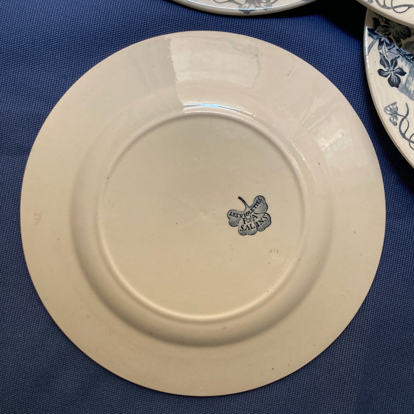 Les Violettes - 6 Assiettes Plates