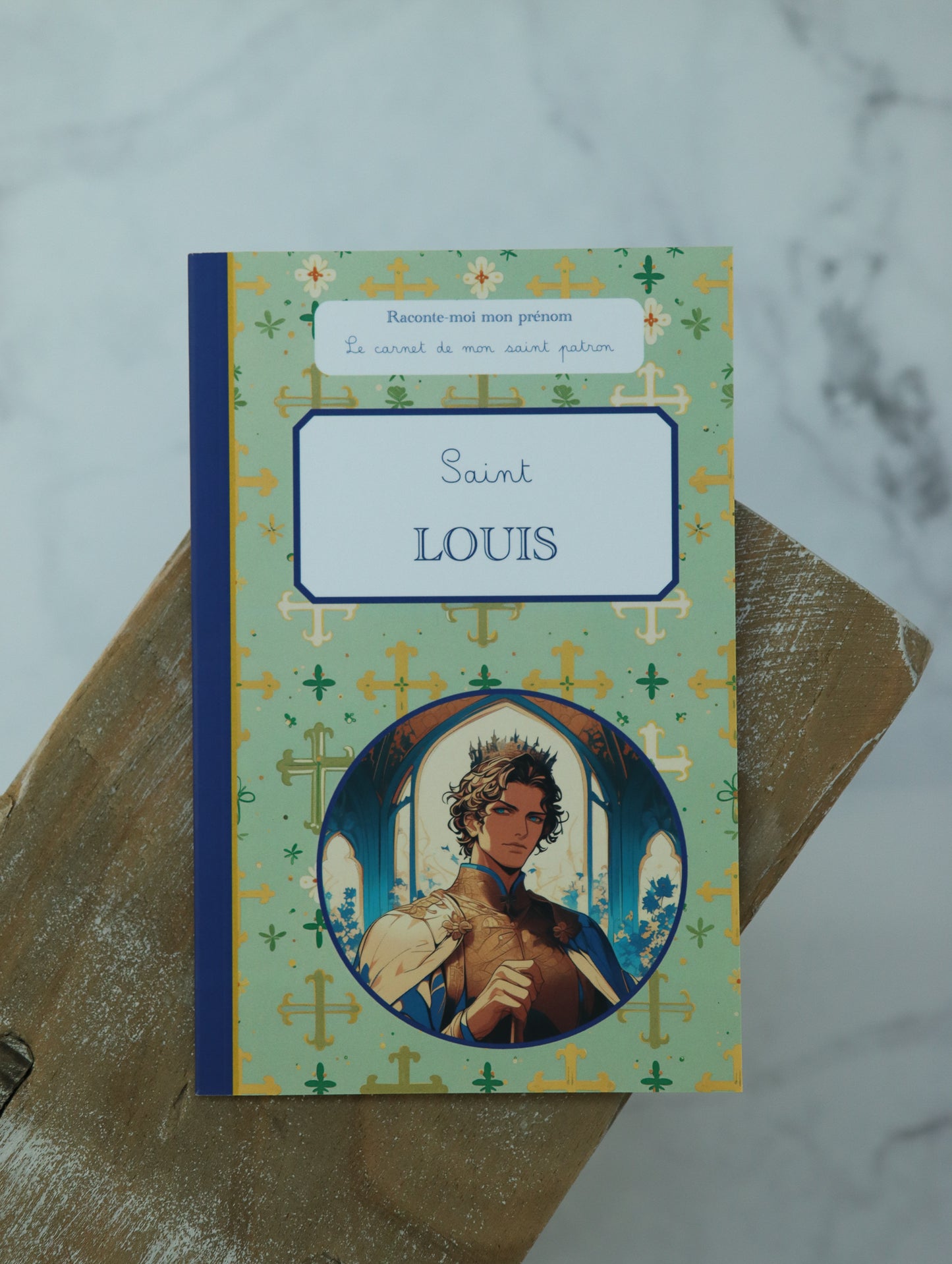 Carnet de Saint Patron personnalisé – création artisanale - Raconte-moi mon prénom
