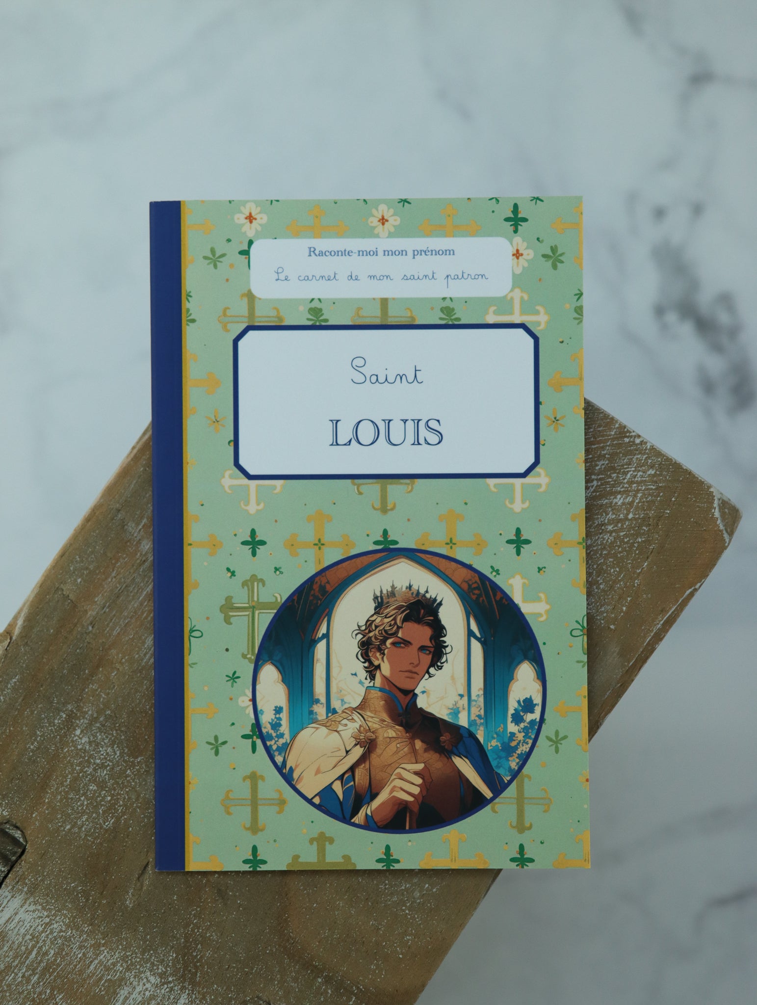 Carnet de Saint Patron personnalisé – création artisanale - Raconte-moi mon prénom