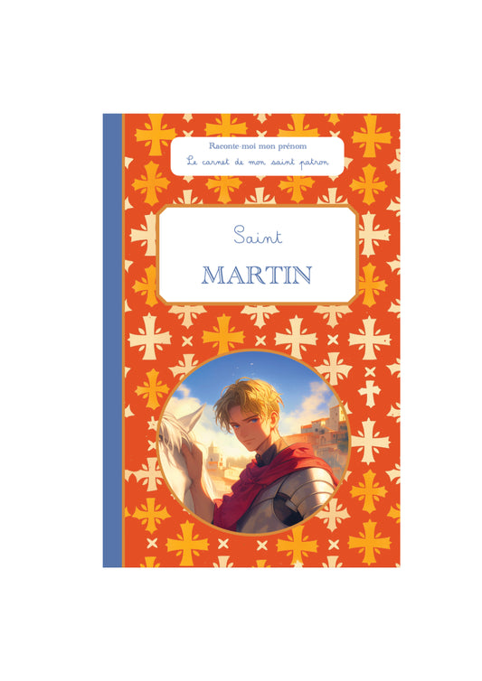 Carnet de Saint Patron personnalisé – création artisanale - Raconte-moi mon prénom
