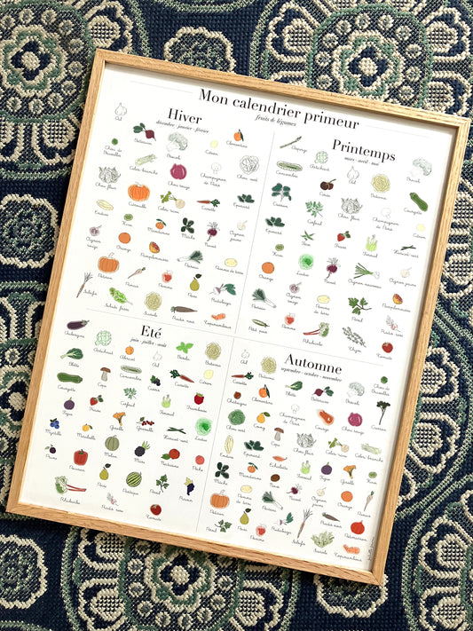 Affiche - Mon calendrier primeur