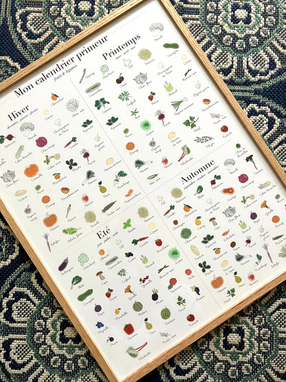 Affiche - Mon calendrier primeur