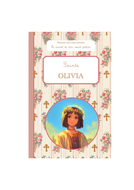 Carnet de Saint Patron personnalisé – création artisanale - Raconte-moi mon prénom