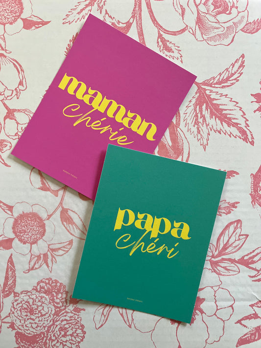 Pack "papa - maman chéris"