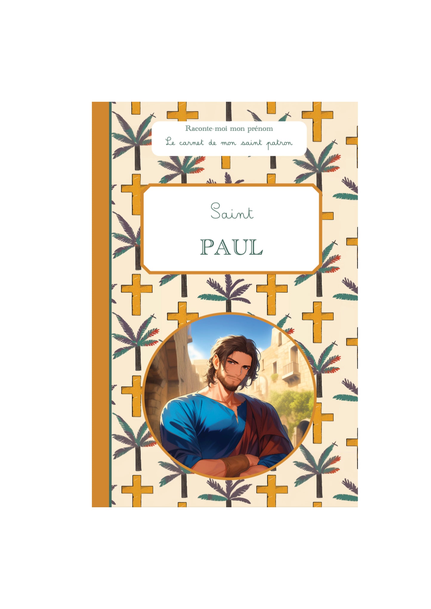 Carnet de Saint Patron personnalisé – création artisanale - Raconte-moi mon prénom