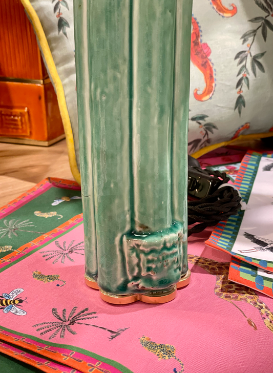 Pied de lampe céramique
 – Pippa – 
Turquoise