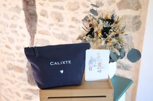 Trousse en coton personnalisée 