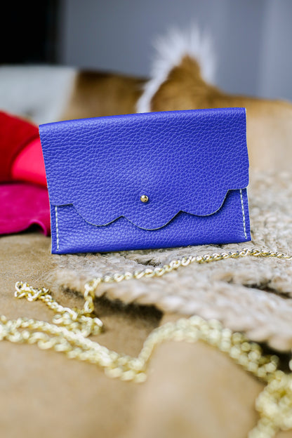 Portefeuille - Bleu Cobalt