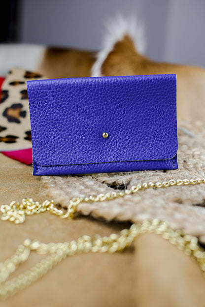 Portefeuille - Bleu Cobalt
