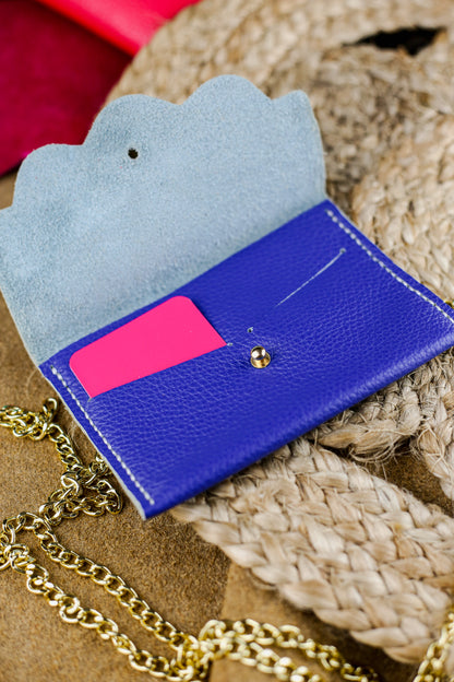 Portefeuille - Bleu Cobalt