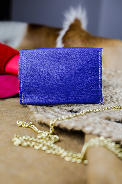 Portefeuille - Bleu Cobalt