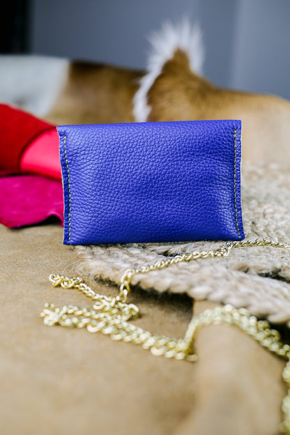 Portefeuille - Bleu Cobalt