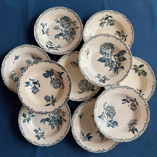 Floral - 10 Assiettes Creuses