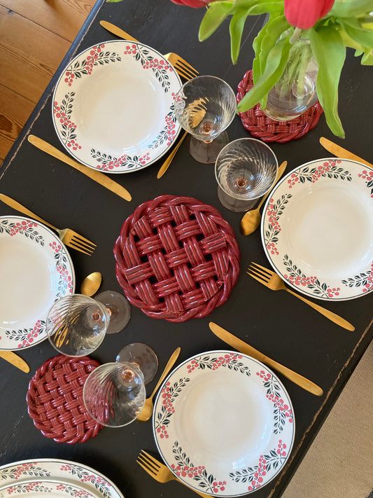 Houx - 9 Assiettes Creuses