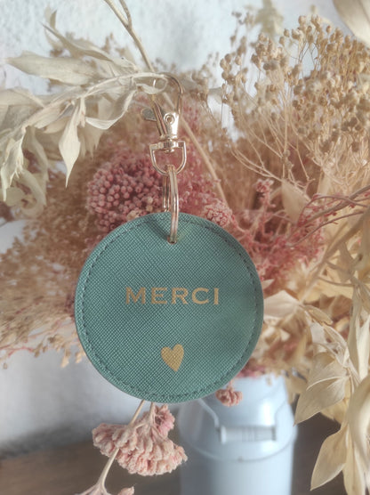 Porte clé rond personnalisé