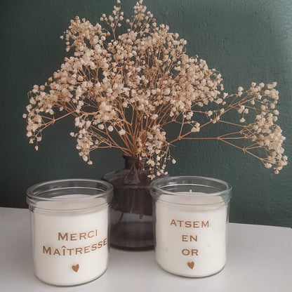 Bougies personnalisées