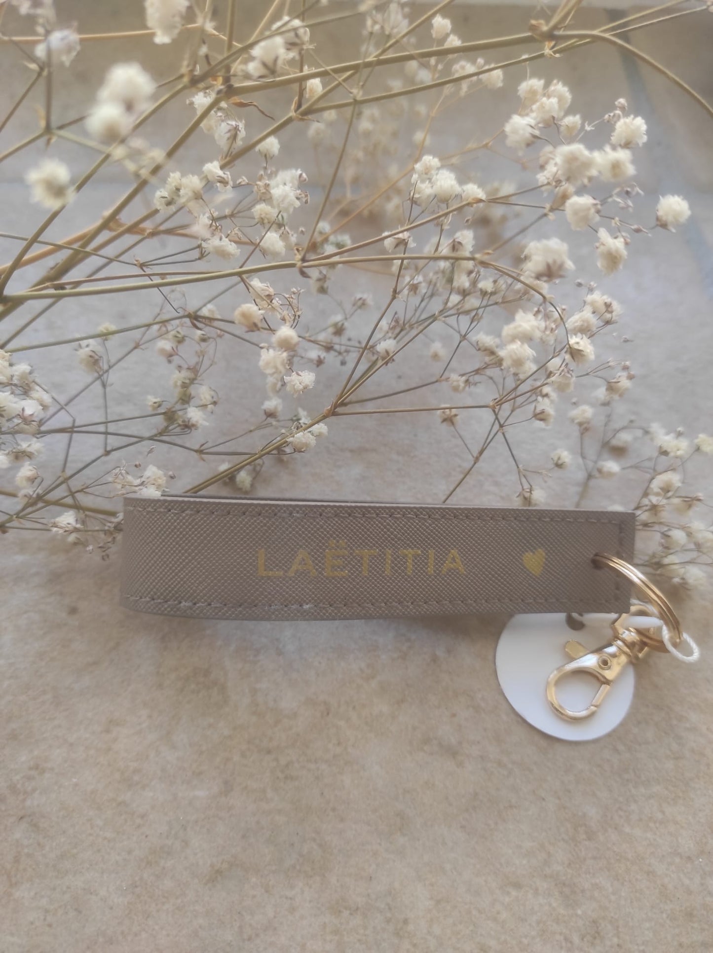 Porte-clé dragonne personnalisé