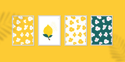 Affiche - Les jolies fleurs blanches