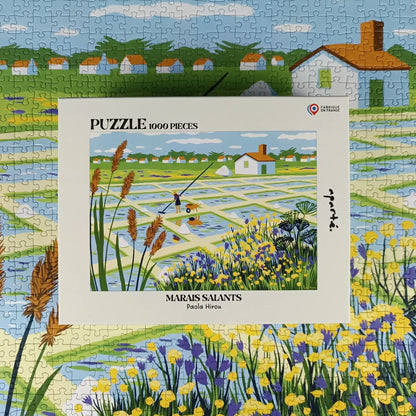 Puzzle 1000 pièces : Marais Salants