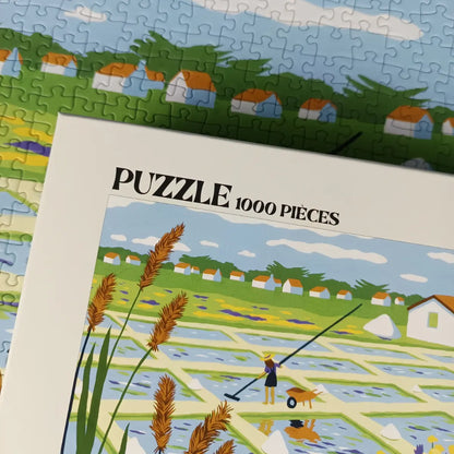 Puzzle 1000 pièces : Marais Salants