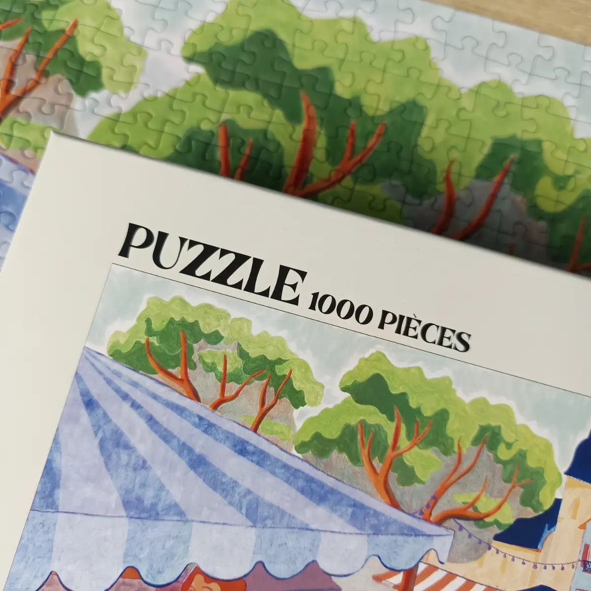 Puzzle 1000 pièces : Place du Marché