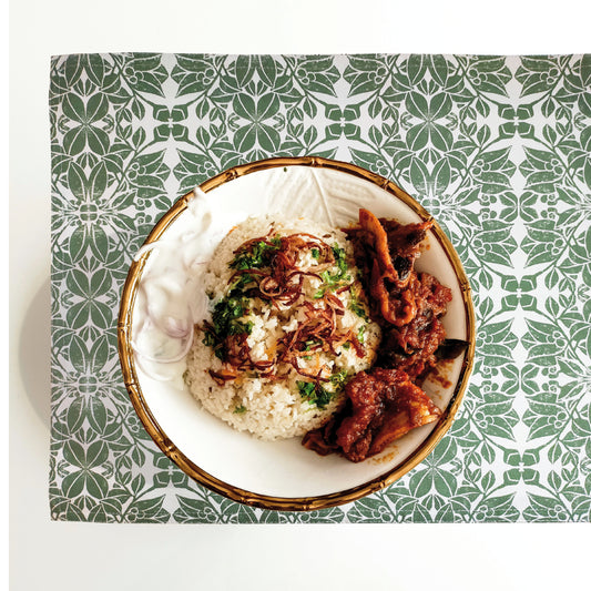 Set de table Entrelacs Vert